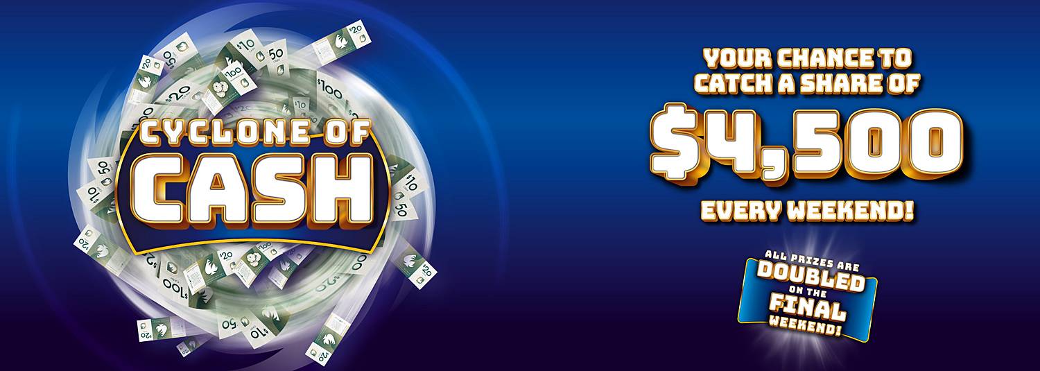 Cyclone of Cash | Promotions & Events | Mindil Beach Casino Resort